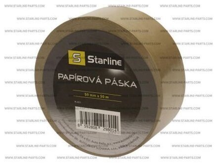 PL021 STARLINE Клейкая лента Starline / бумажная основа / 50мм • 50м /