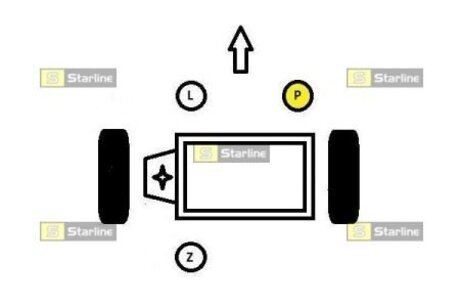 SM0009 STARLINE Опора двигателя и КПП