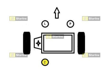 Опора двигателя и КПП STARLINE SM 0307