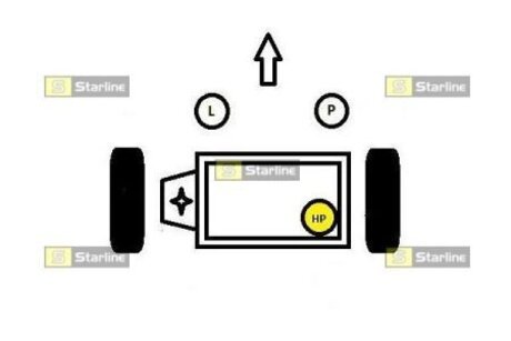 SM 0721 STARLINE Опора двигателя и КПП