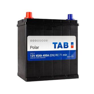 246545 TAB АКБ TAB POLAR S, L"+" 45Ah, En400 (196 x 134 x 205/226) левый "+" DIN JIS 54422, днищевая пл.:b01