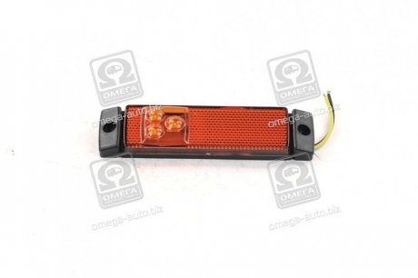 TP02-57-014 TEMPEST Фонарь габаритный 24V LED желтый (3 диода) (TEMPEST)