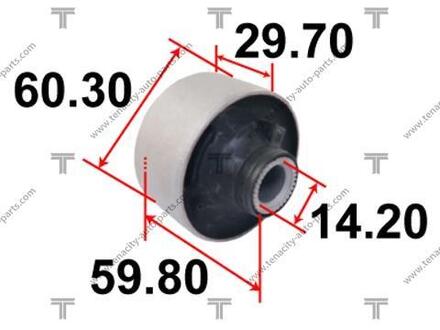 AAMTO1109 TENACITY Сайлентблок рычага toyota rav4 00-05