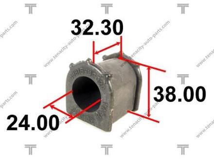 ASBTO1017 TENACITY Втулка стабилизатора toyota rav4 1.8/2.0 94-00