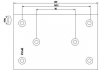 1950505 TEXTAR Комплект накладок гальмівних барабанних гальм (фото 2)