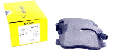 2514701 TEXTAR Комплект тормозных колодок, дисковый тормоз