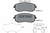 2576001 TEXTAR Комплект гальмівних колодок с 4 шт. дисків (фото 10)