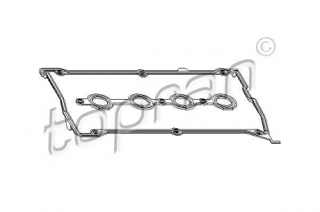101113 TOPRAN / HANS PRIES Прокладки клапанної кришки (комплект)