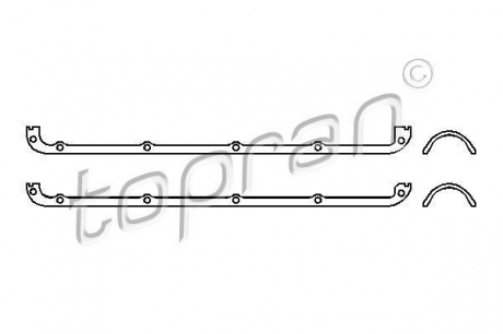 101526 TOPRAN / HANS PRIES Комплект прокладок