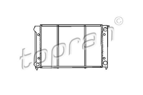 102726 TOPRAN / HANS PRIES Радиатор, охлаждение двигател