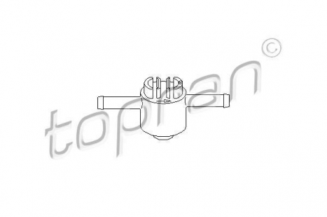 102730 TOPRAN / HANS PRIES Клапан, топливний фильтр