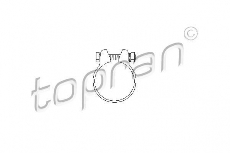 103024 TOPRAN / HANS PRIES З’єднювальні елементи системи випуску