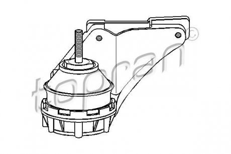 103 729 TOPRAN / HANS PRIES Подушка двигуна