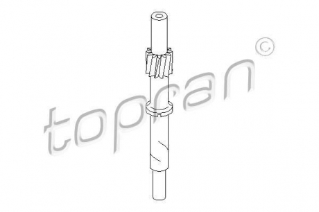 107401 TOPRAN / HANS PRIES Тросик спидометра