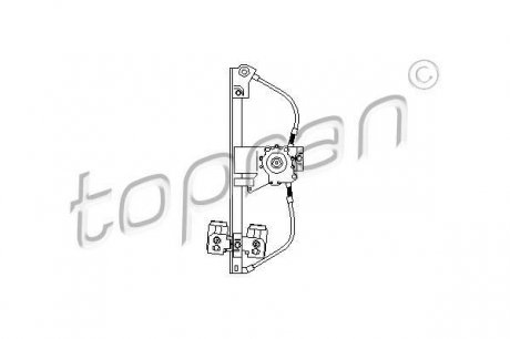 108 672 TOPRAN / HANS PRIES ПОДЪЕМНИК СТЕКЛА VOLKSWAGEN (GOLF III,VENTO,)