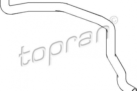 109193 TOPRAN / HANS PRIES Шланг радіатора (система охолодження)