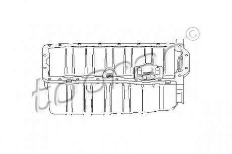 109 616 TOPRAN / HANS PRIES Масляный поддон