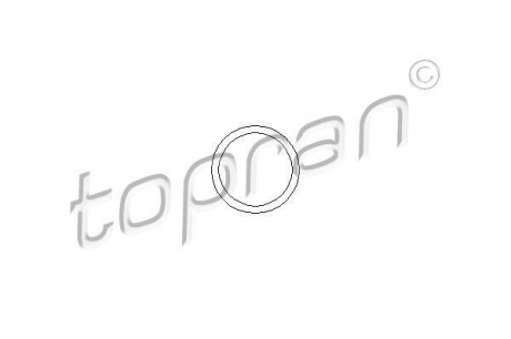 109639 TOPRAN / HANS PRIES Прокладка, трубопровід системи охолодження