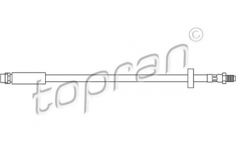 110400 TOPRAN / HANS PRIES Тормозной шланг