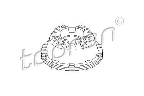 110447 TOPRAN / HANS PRIES Опора стойка амортизатора
