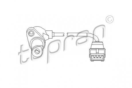 111 378 TOPRAN / HANS PRIES Датчик частоты вращения, управление двигателем