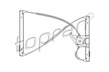 Склопідіймач TOPRAN / HANS PRIES 111 697