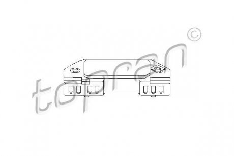 202 012 TOPRAN / HANS PRIES Модуль зажигания, коммутатор 7 контактов Opel Kadett E. Astra F 1.6. CORSA 1.3/1.6/ Honda Accord 1.6
