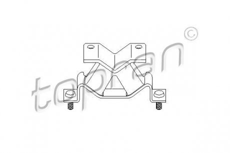 205 135 TOPRAN / HANS PRIES Опора двигателя