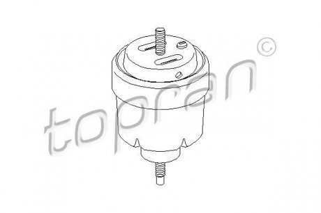 205 164 TOPRAN / HANS PRIES Подушка двигателя передняя правая OPEL VECTRA B 1.6/1.8/2.0 10.95-07.03