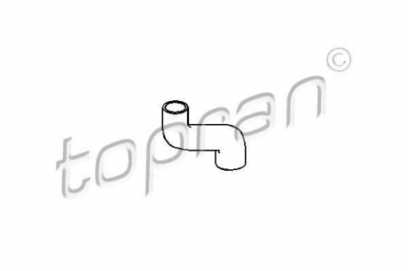 205721 TOPRAN / HANS PRIES Патрубок системи охолодження