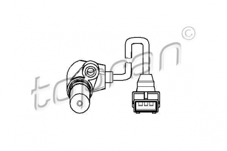 205887 TOPRAN / HANS PRIES Датчик положення колінчастого валу