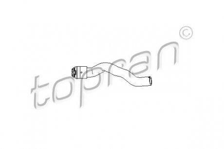207 686 TOPRAN / HANS PRIES Патрубок системы охлаждения Opel
