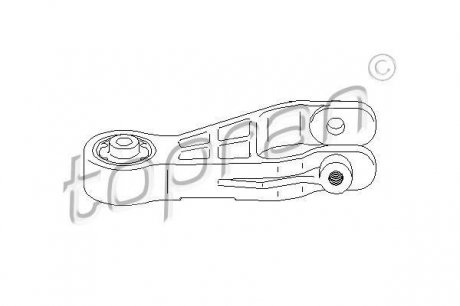 207 753 TOPRAN / HANS PRIES Подвеска, вспомогательная рама / агрегатная опора
