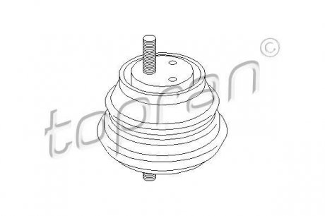 500 005 TOPRAN / HANS PRIES Подвеска, двигатель