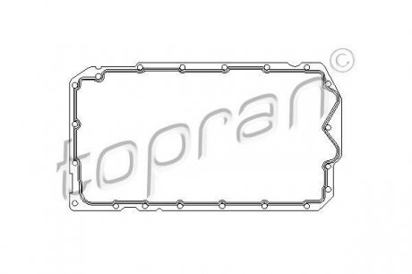 500 908 TOPRAN / HANS PRIES Прокладка, маслянный поддон