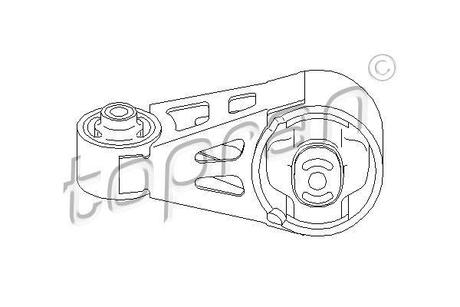 722311 TOPRAN / HANS PRIES Подушка двигуна