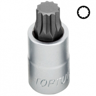 BCHA1610 Toptul Головка с насадкой SPLINE M10 L55mm 1/2" TOPTUL BCHA1610