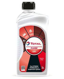 213758 TOTAL Гідравлічна рідина синтетична Citroen Total Fluide LDS 1L (допуск PSA S71 2710)