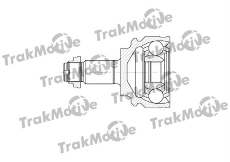 BMW ШРУС наружный к-кт 30/27 зуб.X5 E53 Trakmotive 40-0557