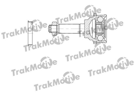 DAEWOO ШРУС внешний с ABS к-кт 23/19 зуб. Matiz 0.8, CHEVROLET Trakmotive 40-0636