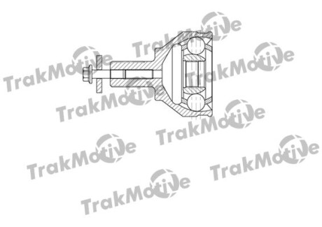 FORD Шрус наружный к-кт 26/36 зуб. C-MAX 2.0 TDCi 08-10, FOCUS C-MAX (DM2) 1.8 TDCi 05-07, FOCUS II 2.0 TDCi 05-12 Trakmotive 40-0669