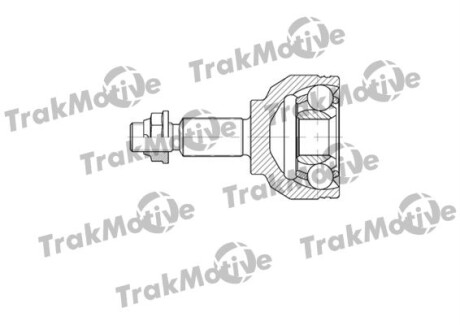 RENAULT Шрус наружный к-кт 27/35 зуб. Laguna 01-, FIAT GRANDE PUNTO 1.3 D 05- Trakmotive 40-0731