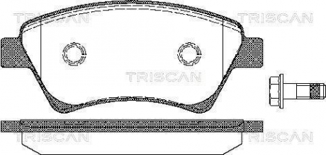 8110 25020 TRISCAN Колодки тормозные для дискових гальм