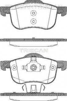 8110 27003 TRISCAN Колодки тормозные для дискових гальм