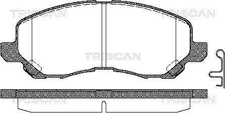 8110 42019 TRISCAN Колодки тормозные для дискових гальм