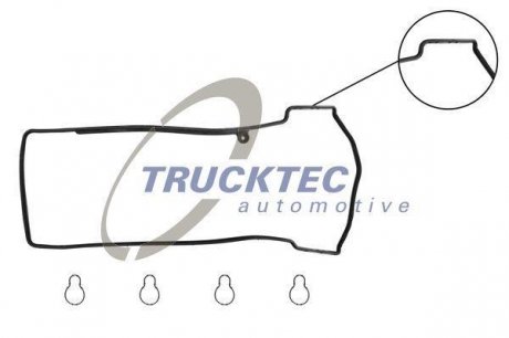 0210119 TRUCKTEC Прокладка клапанної кришки, OM611 2.2CDI