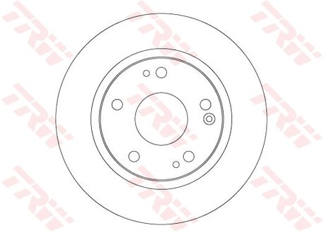 DF6704 TRW Тормозной диск