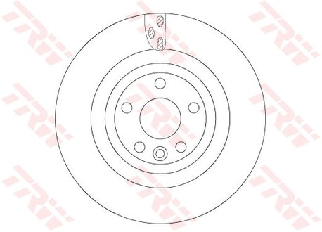 DF6706S TRW Диск тормозной JAGUAR T. F-PACE 2,0-3,0 D 15-