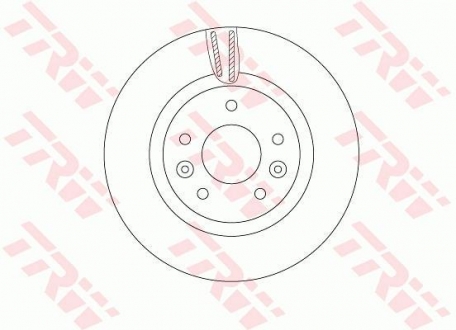 DF6786 TRW Тормозной диск
