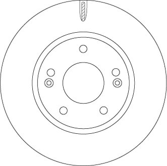 DF6936 TRW Тормозной диск 51712G2100